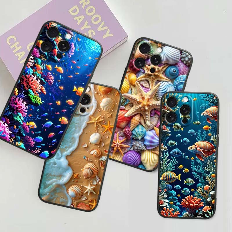 Cartoon Anime Turtle Elephant Phone Case For Apple iPhone 17 16 16E 15 14 13 12 11 Pro Max Plus Black Soft Silicone