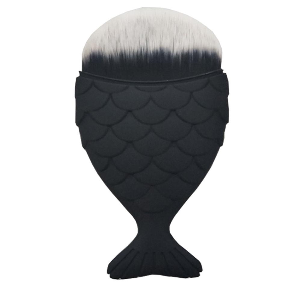 Buy Fish Scale Fishtail Bottom Powder Makeup Cosmetic Brush at