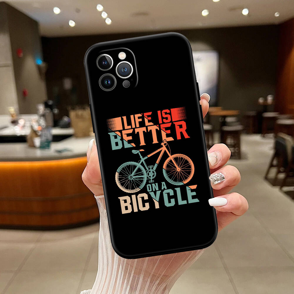 Cycling Bicycle New Phone Case for iPhone 6 6s 7 8 11 12 13 14 15 16 17 16E XS Pro Max XR X SE Air