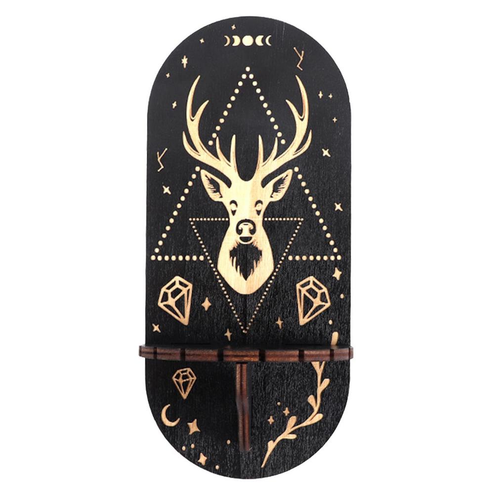 Kryształowa półka ekspozycyjna Boho Półka ręczna Kamienie Duchowy wystrój do sypialni, salonu, jadalni i ściany recepcji