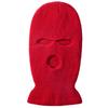 Candy Color Balaclava Funny Hat 3-Hole Ski Mask Knitted Hat Winter Warm Outdoor Cycling Windproof Mask