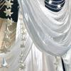Lily White Crystal Hanging Ceiling Decoration for Weddings & Birthdays