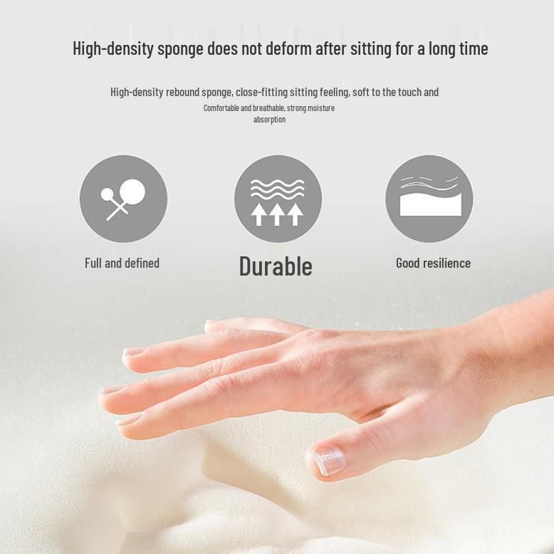 Japanese Square Chair Cushion - Multi-Season Seat Pad for Students, Cars, Offices, and Tatami.
