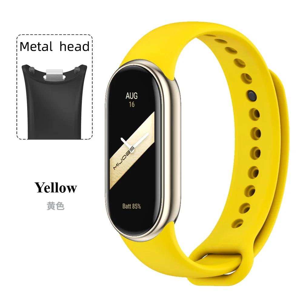 Sport Silicone Strap for Xiaomi Mi Band 9 NFC Replacement Bracelet Belt for Xiaomi Mi Band 8/9/10 Wriststrap Smart Watch Accessories