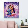 5D DIY Diamond Painting Kit, Lilo & Stitch , Adult Beginner 5D Round Diamond Embroidered Crystal Mosaic Crafts, Suitable for Home Wall Settings