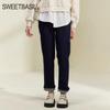 Sweet Basil Women's High-Waist Straight Leg Jeans