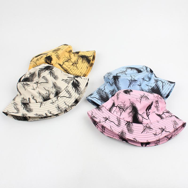 New Solid Color Cotton Lightning Panama Women Bucket Hat Fisherman Men's Cap Spring Summer Hats Hip Hop Panama Cap Korean Style