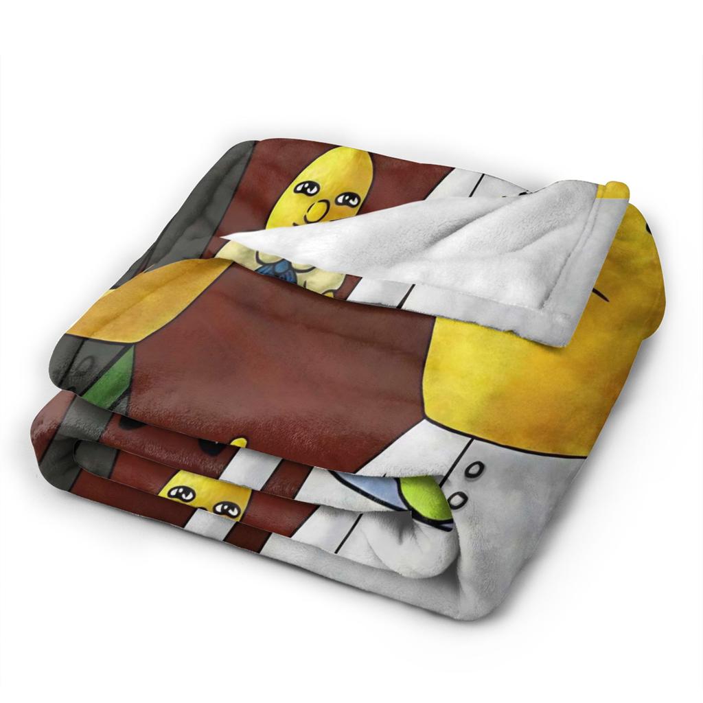 Lemongrab Unakzeptabel Flanelldecke Frühling Warm Weich Überwurfdecke für Kinder Erwachsene Heimdekoration Grafische Tagesdecke Sofabettbezug