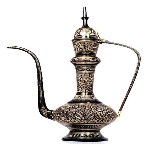 38.1 Cm Brass Surahi Jug Decorative