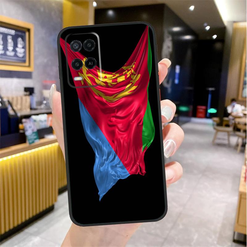 Eritrea Flag Case For Oppo A98 A18 A38 A58 A78 A60 A80 A40 A96 A76 A16 A94 A74 A54 A15 A17 A57 A77 A5 Pro