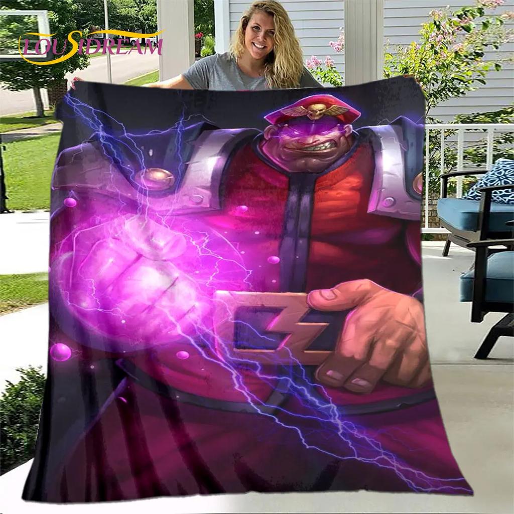 Street Fighter Retro Game  Gamer Soft Plush Blanket,Flannel Blanket Throw Blanket for Living Room Bedroom Bed Sofa Picnic Cover
