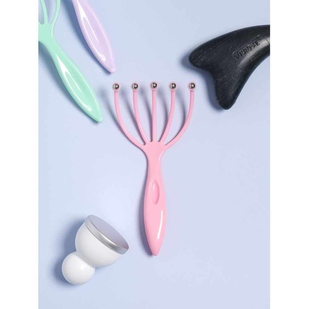 

Daiso Mini Bead Scalp Massager pink (silver)