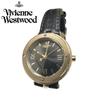 Used Vivienne Westwood Ladies Watch Orb Logo Leather Strap Black Vivienne Westwood Quartz
