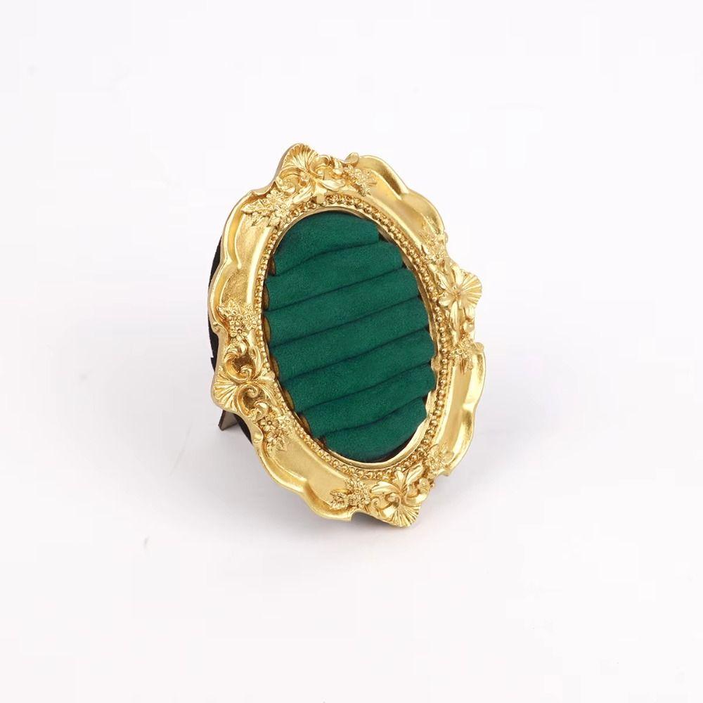European-style Jewelry Display Rack Photo Frame Jewelry Storage Tray Ring Display Stand Home Decor