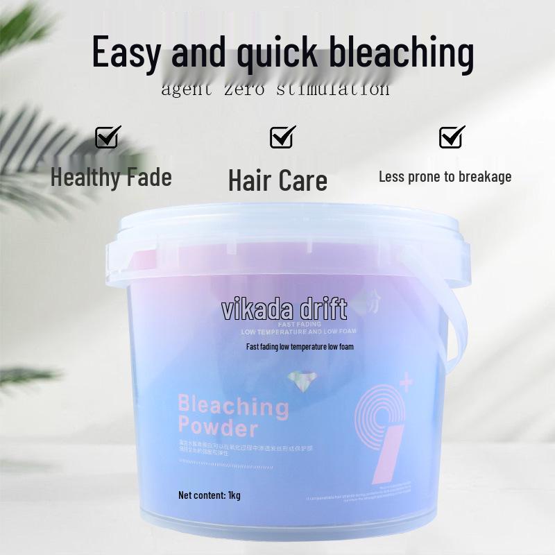 Pink Hair Bleach Powder Cream - Decolorizing & Lightening Agent for Barber Shops