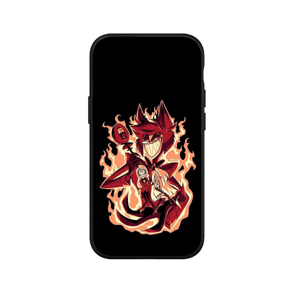 Angel Dust H-Hazbin Hotel Charile Casing for Apple iPhone 15 14 13 12 11 Pro XS Max XR 6 6S Plus + SE 14+ 6+ Phone Cover Case