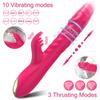 G Spot Vibrator for Women Sex Toy Vagina Clitoral Massager Powerful Vibration Telescopic Rotation Vibrator Licking Machine