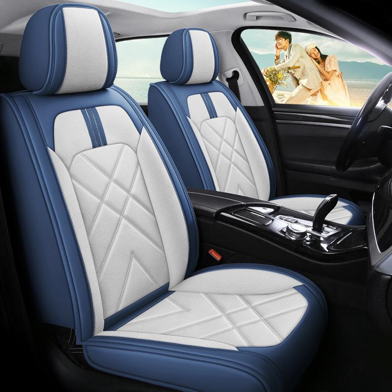 Five Car Seat Covers, Suitable for All Seasons, Complete Set for Dirt Protection, High-Quality Seat Protectors, Compatible with Most Five-Seater Cars