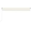 Automatic Retractable Awning 500x300 Cm Cream