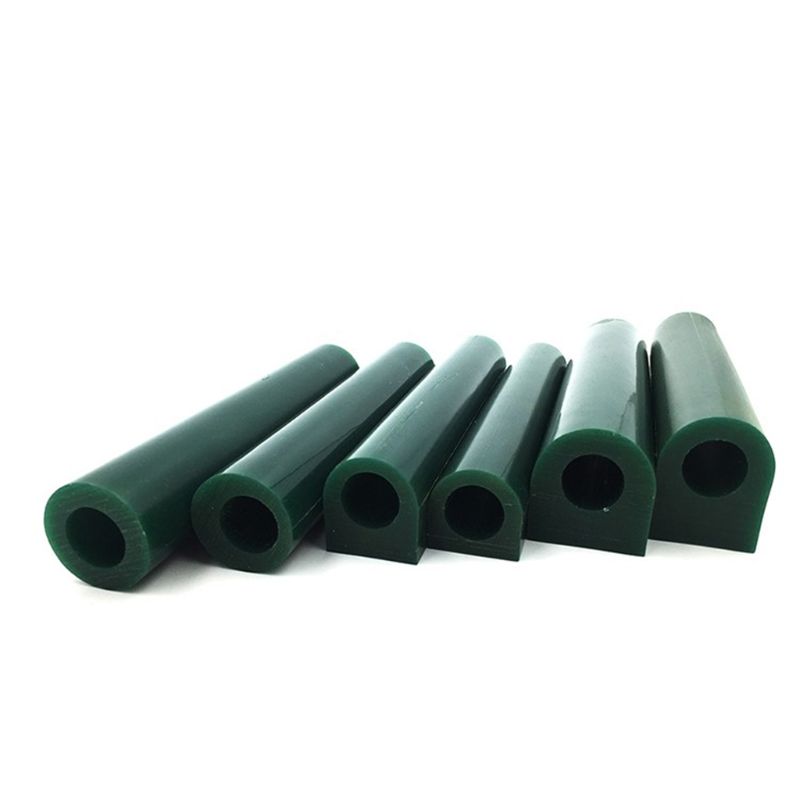 6Pcs Hard Wax Solid Carving Wax Tube Flat Side Tube Carved Sculpture Carving