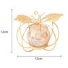 Home Decor Christmas Candle Holder Gold Black Candle Holder Lightweight Iron Stylish Statement Decoration Supplies
