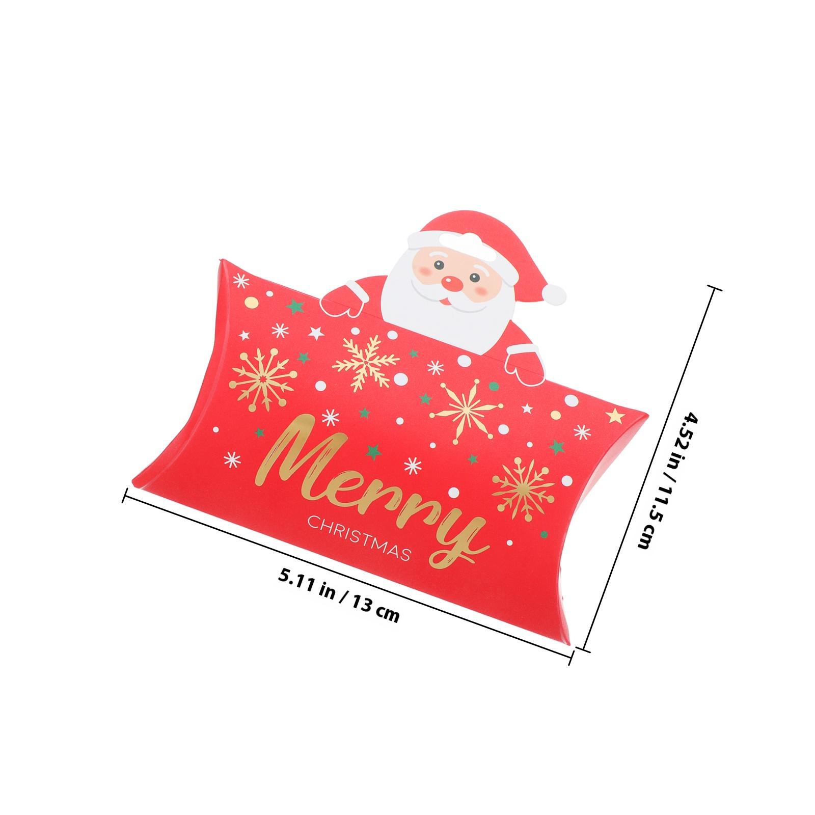 

10pcs Candy Boxes Large Capacity Holiday Party Favor Box For Wedding Snacks Treats Decorative Packaging Present Box Goodie Boxes other красный