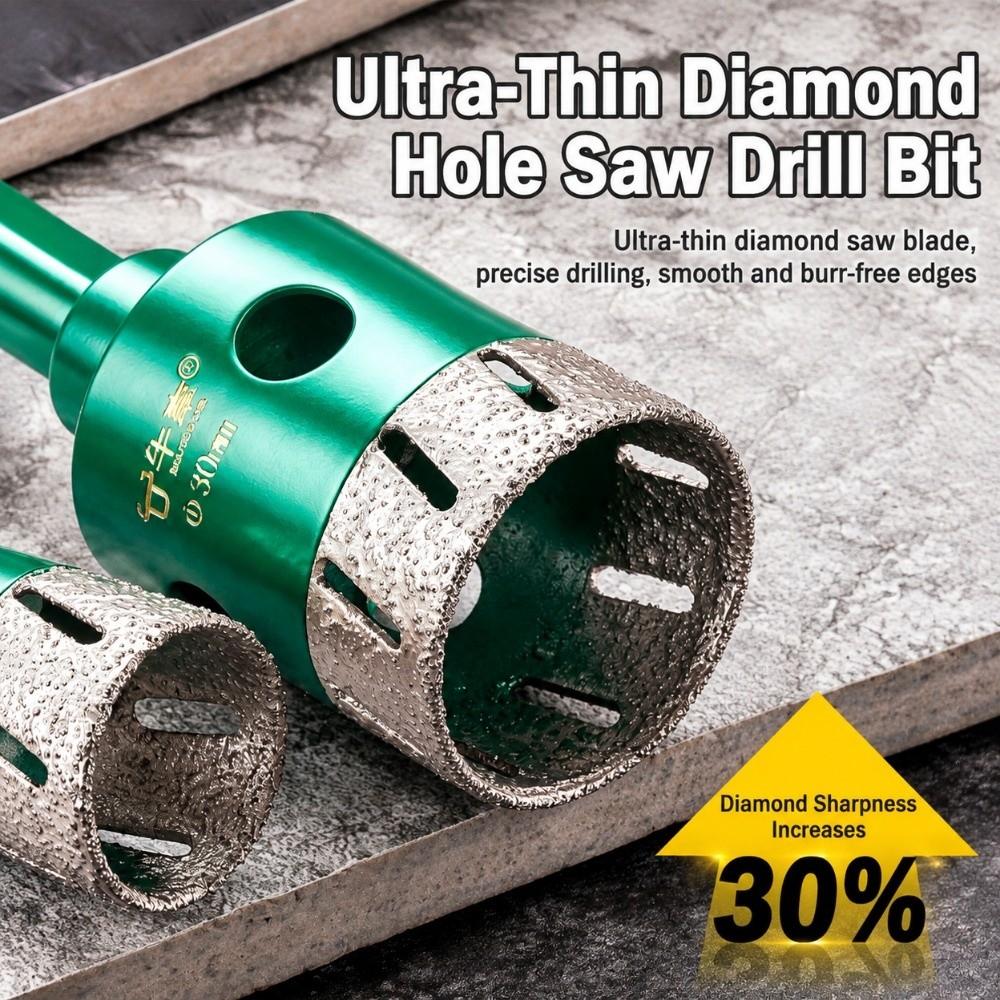Triangular Shank Diamond Hole Cutter Dry Cutting Stone Hole Saw Hole Saw Marble Drilling