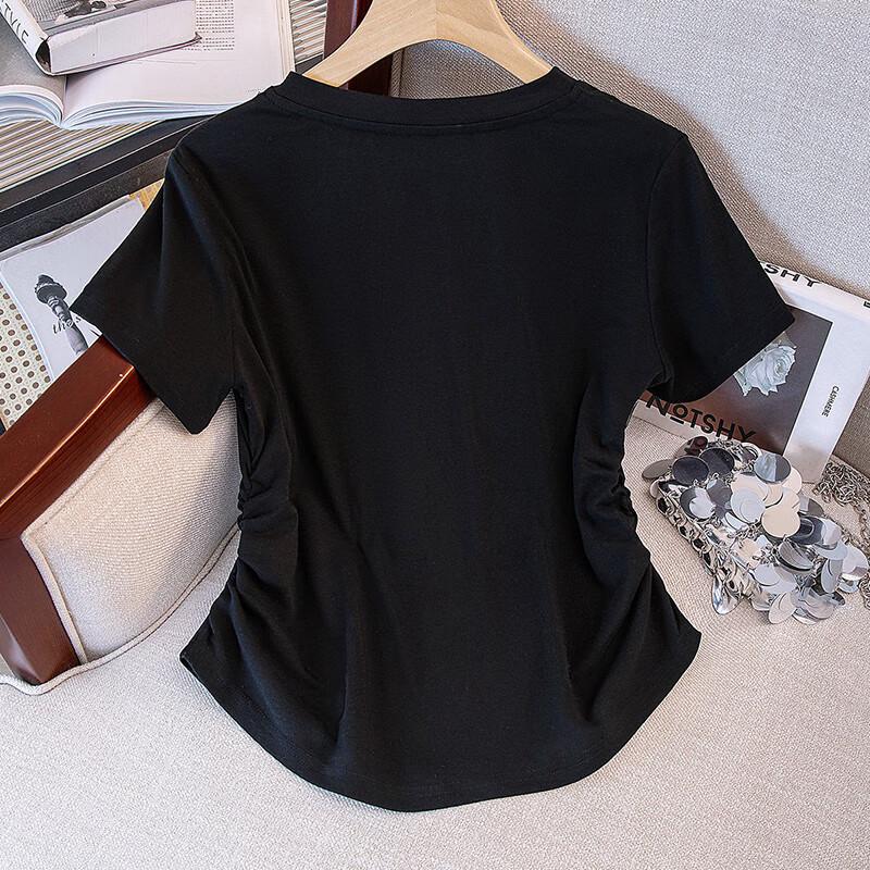 Sibaishe Women's Color-Block Short Sleeve Top & Pants Set