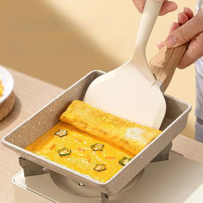 Pancake Baking Scoop Silicone Heat Resistant Spatula Household Food Grade Non-stick Frying Pan Sushi Steak Fish Kitchen Tools
