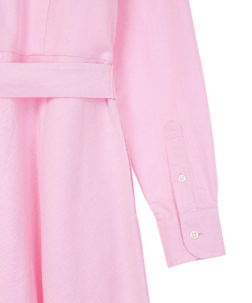 BROOKS BROTHERS Oxford Shirt Dress (Pink) (Bbdzwm7845Ces)