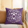 SShadowhunters Cool Logo Cushion Cover Silky Short Plush Invisible Zipper Dustproof Sofa Pillow Case For Home Decor