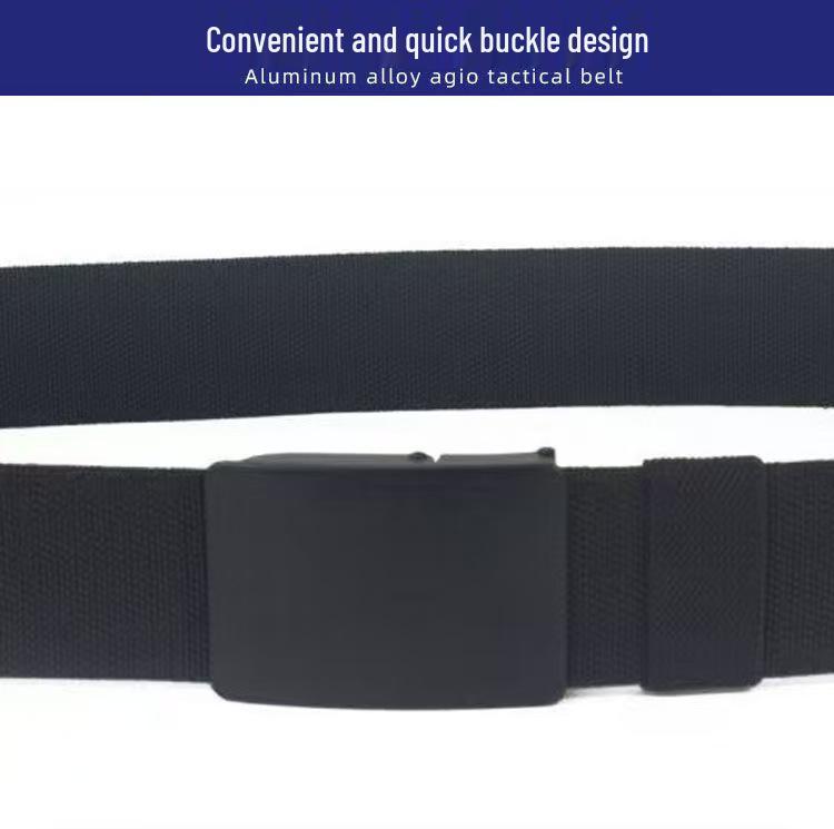 Men's Elastic Nylon Canvas Belt - Versatile, Fashionable, Outdoor Tactical Belt