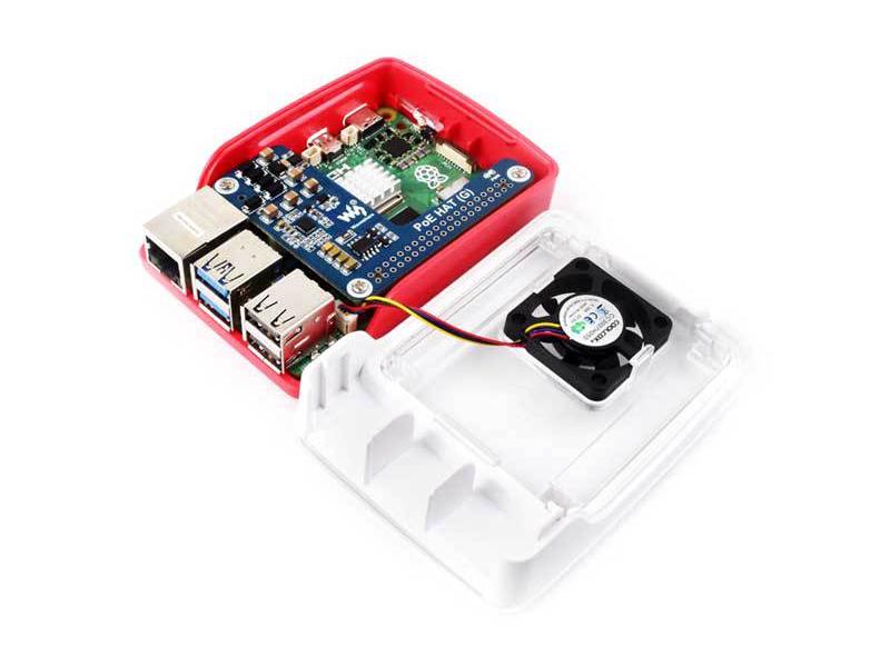 Raspberry Pi 5 PoE HAT (G) Mini Ethernet RJ45 Power Module 5V 5A Expansion Board