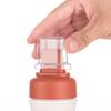 Squeeze Condiment Bottle with Measuring Markings 1/5 Nozzles Drizzle Bottle for Ketchup Salad Dressing Sauce 350ml Easy Fill Kitchen Dispenser