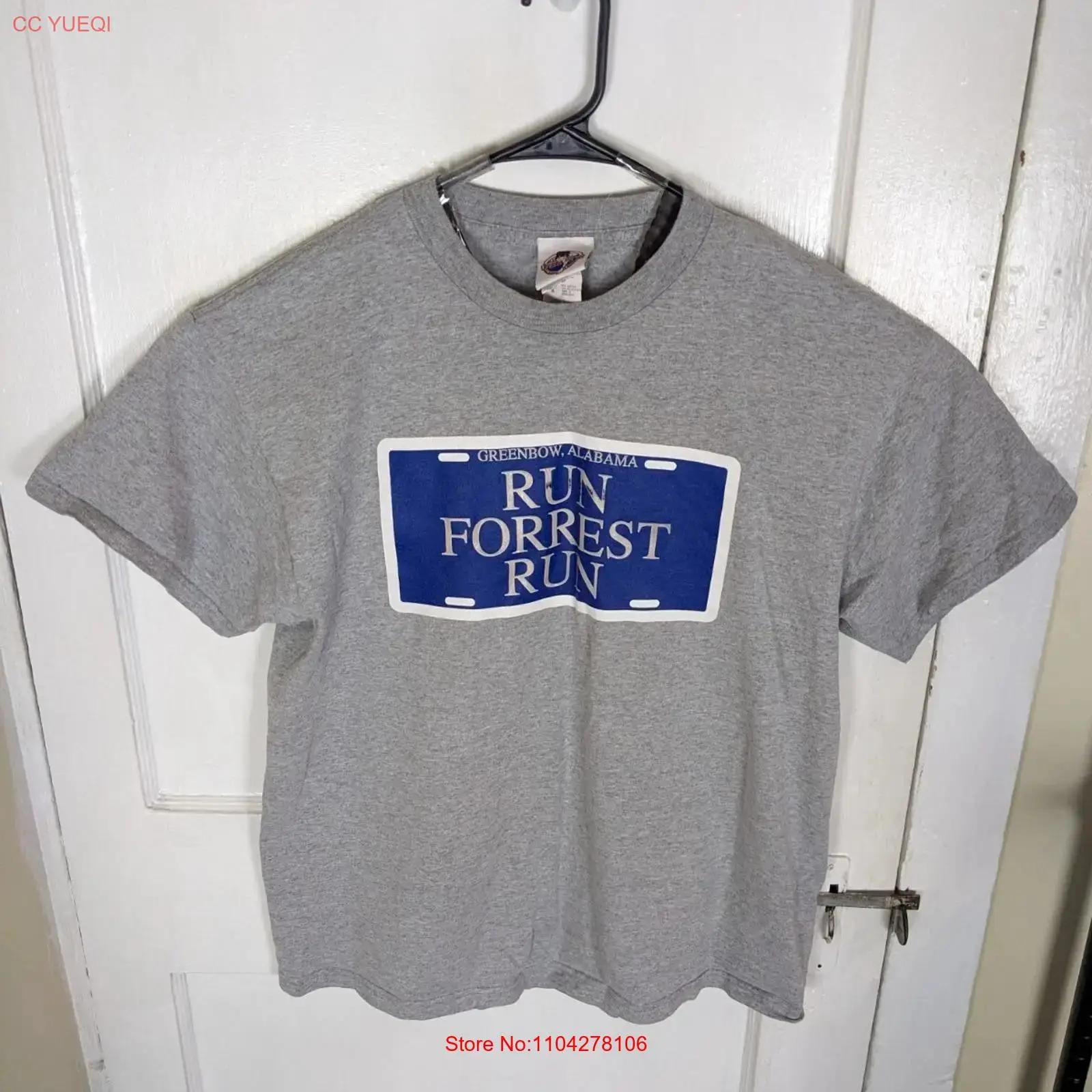 Vintage Y2K Forrest Gump 2 Sided T Shirt Men M License Plate Movie Promo vintage Washed Breathable graphic Comfortable Slightly S разноцветный