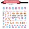 Decals Art decorations sticker Exquisite design 3D Nail Art Stickers Cute bear decorations sticker