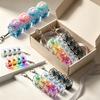 Original Multi-Style Led Light-Up Keycap Keychain Clicker Fidget Toy Stress Relief Portable Desk Accessory For Kids Adults