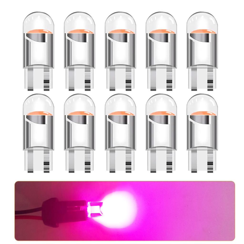 LED Car Bulbs for Automotive Reading Width Clearance Turn Signal Lights 10Pcs Signal Lamp T10 Width Lamp 12v License Plate Lamp