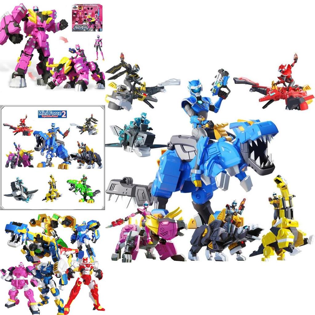 Mini Special Forces Toy Super Dino Power Mecha Transformation Robot For Boys
