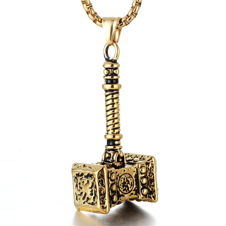 Titanium Steel Retro Punk Men's Necklace