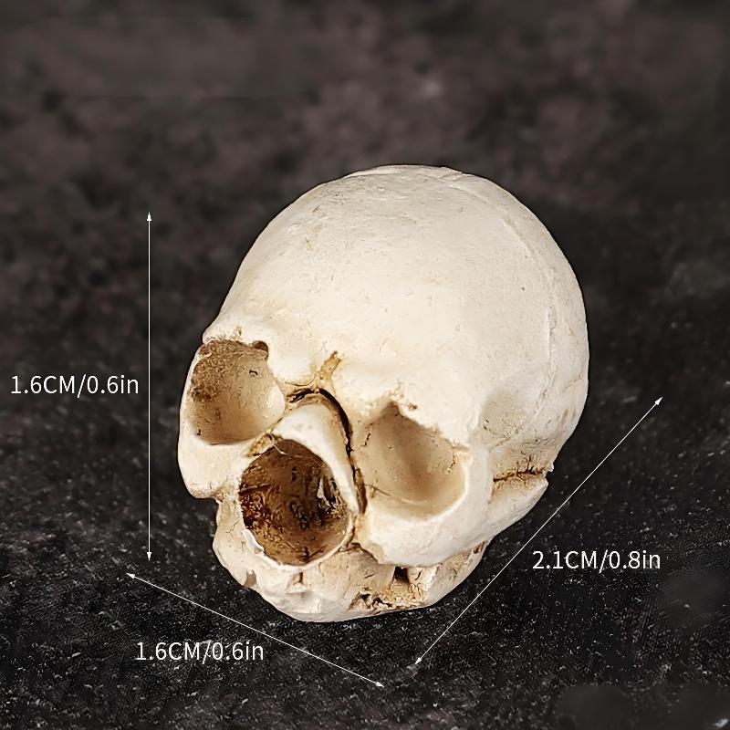 Halloween Skull Ornaments Holiday Party Script-killing Atmosphere Decorations Simulation Micro-landscape Skull Ornaments