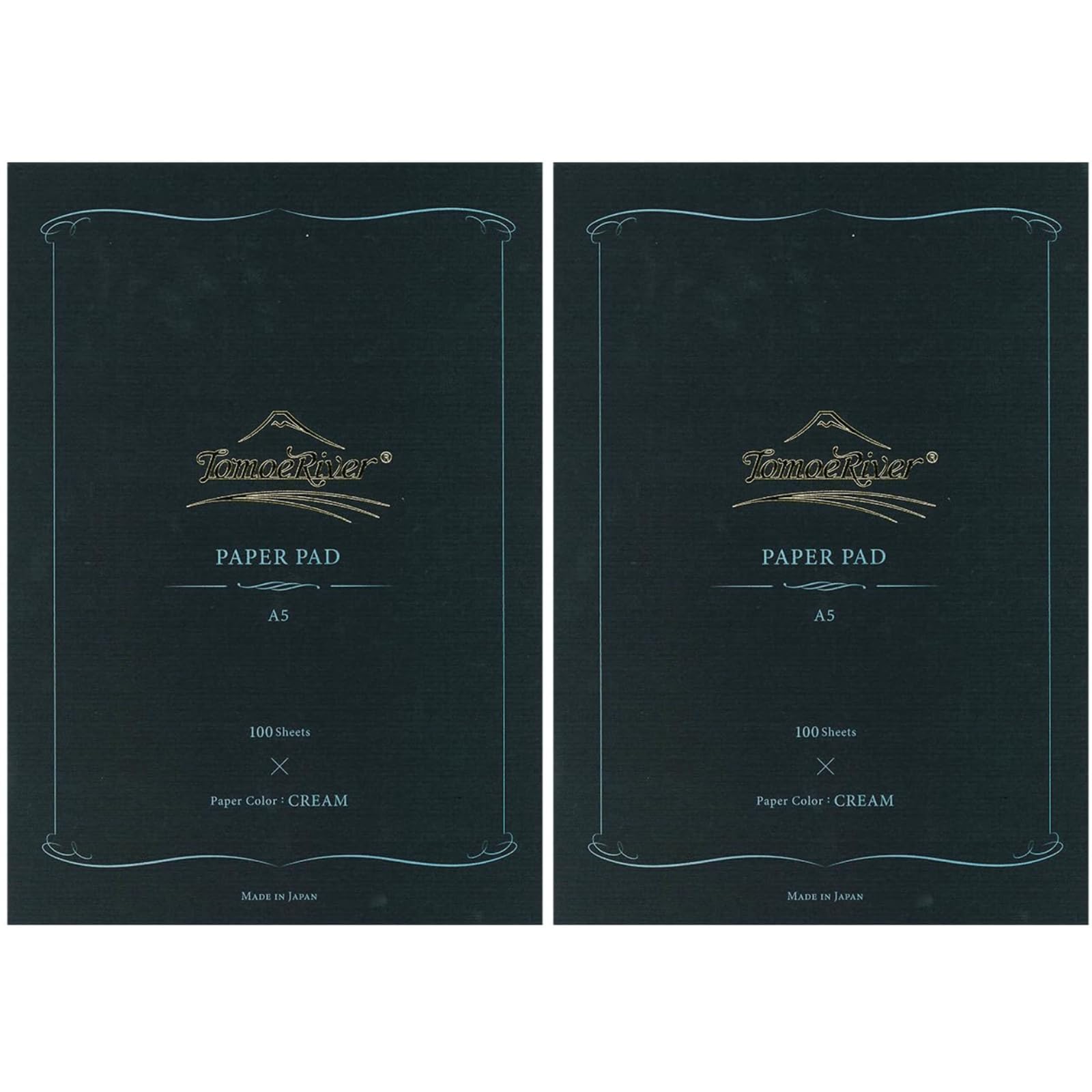 

Set of 2 SAKAE Technical Paper Pads, Tomoe River FP, A5, 52g, Cream, Plain, SR-A5LC