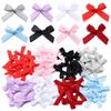 50pcs/lot 5x4cm Satin Ribbon Bows Colorful Polyester Small Size Bowknots For DIY Crafts Party Clothing Headwear Gifts Decoration