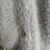 Women Knitting Coat V-Neck Long Sleeve Solid Color Single Breasted Sweater Coat Loose Fit Stretchy Outwear