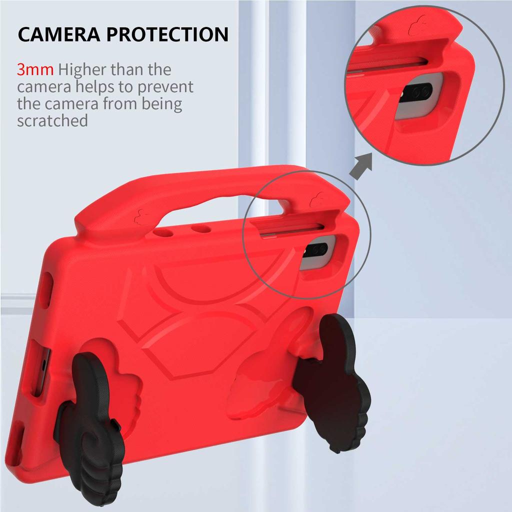 Kids EVA Case for Pad 5 6 Pro 11 inch Redmi Pad SE 11" Shockproof Thumbs Up Stand Tablet Cover for Pad 5 6