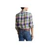 Polo Ralph Lauren Color Block Plaid Button-Down Long Sleeve Shirt Men Shirts Multicolor 710937880-001