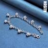 925 Sterling Silver Crown Pendant AAA Zircon Bracelet Fashionable Wedding Jewelry