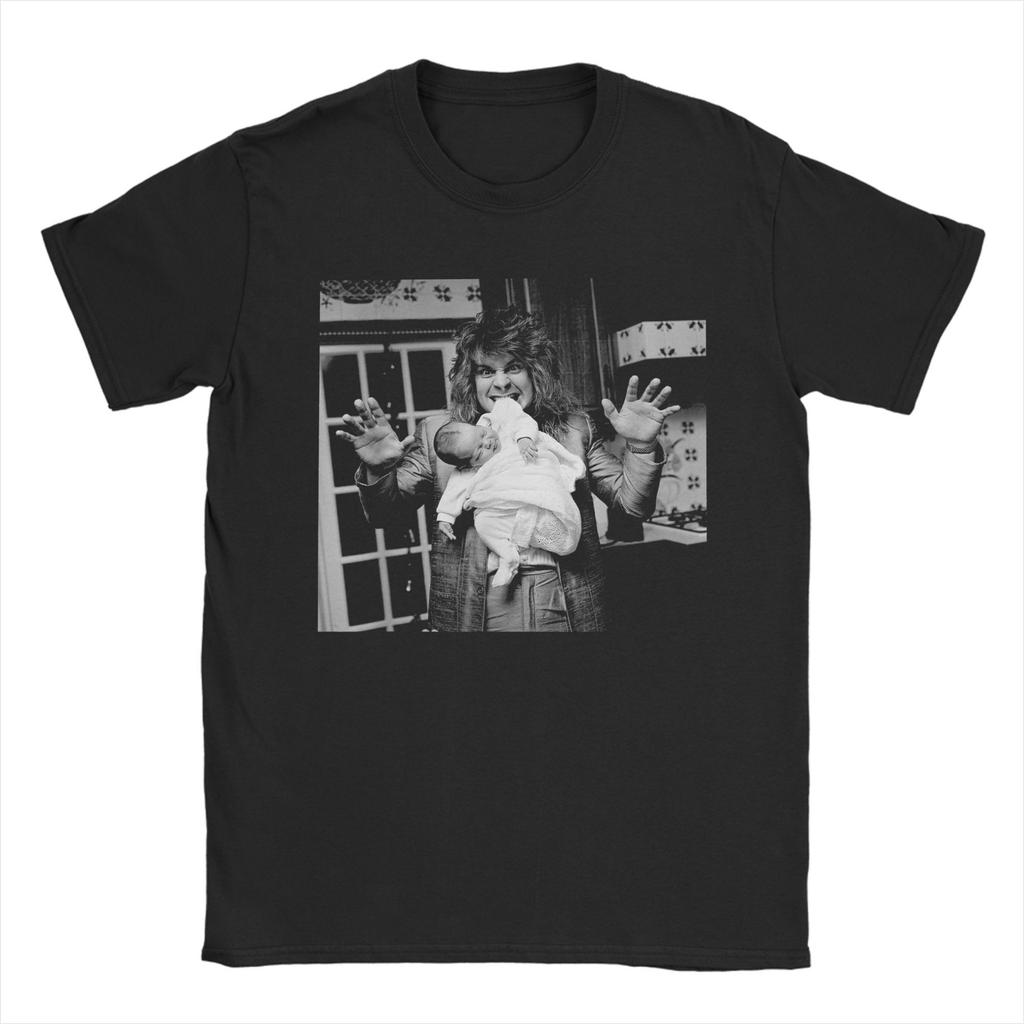 Novelty Space Black Tours Black-Sabbathed T-Shirts for Men Crew Neck Pure Cotton T Shirts Short Sleeve Tees Gift Clothes