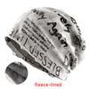 Letter Print Beanie Hats For Women Men Vintage Wasteland Style Spring Summer Warm Fleece-lined Winter