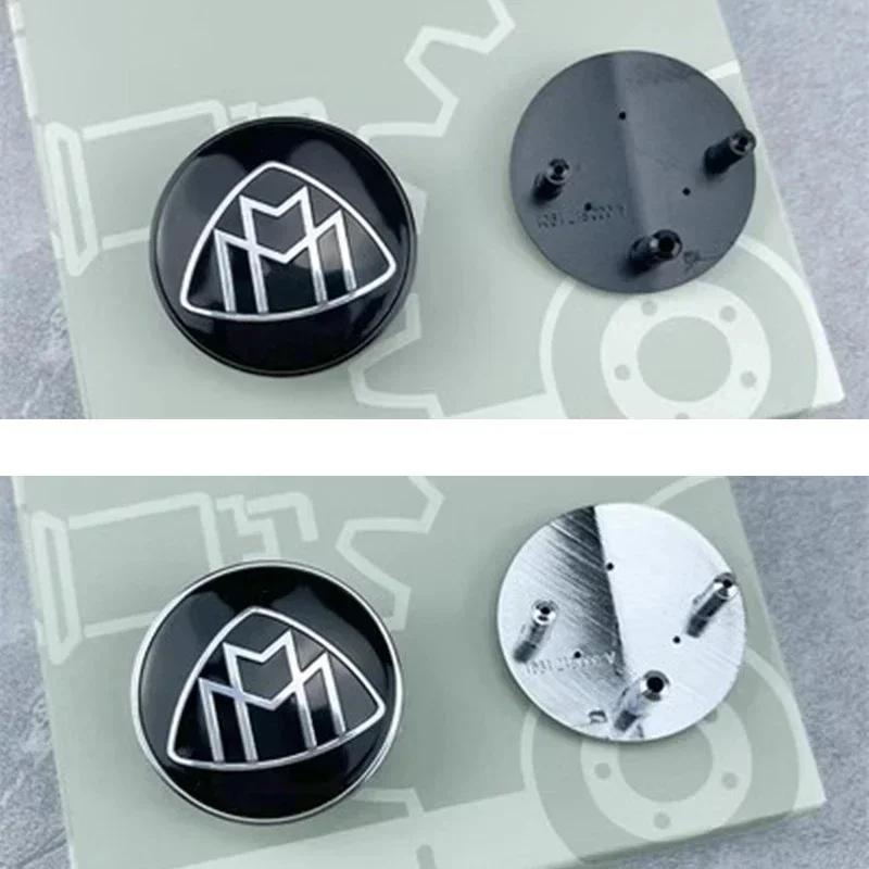 

Car Sticker For Mercedes Benz 3 Pins ABS Car Emblem Front Top Grille Hood Edge Head Bonnet Badge for Mercedes Benz New E/S Class black base 38mm